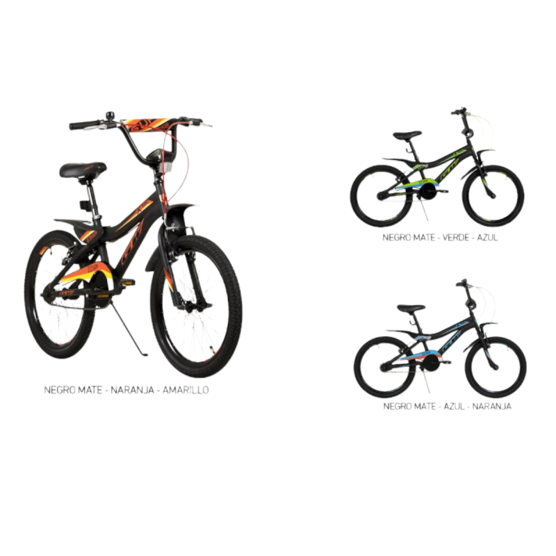 BICICLETA INFANTIL NIÑO 20 MOTO TXT650 GW Colores